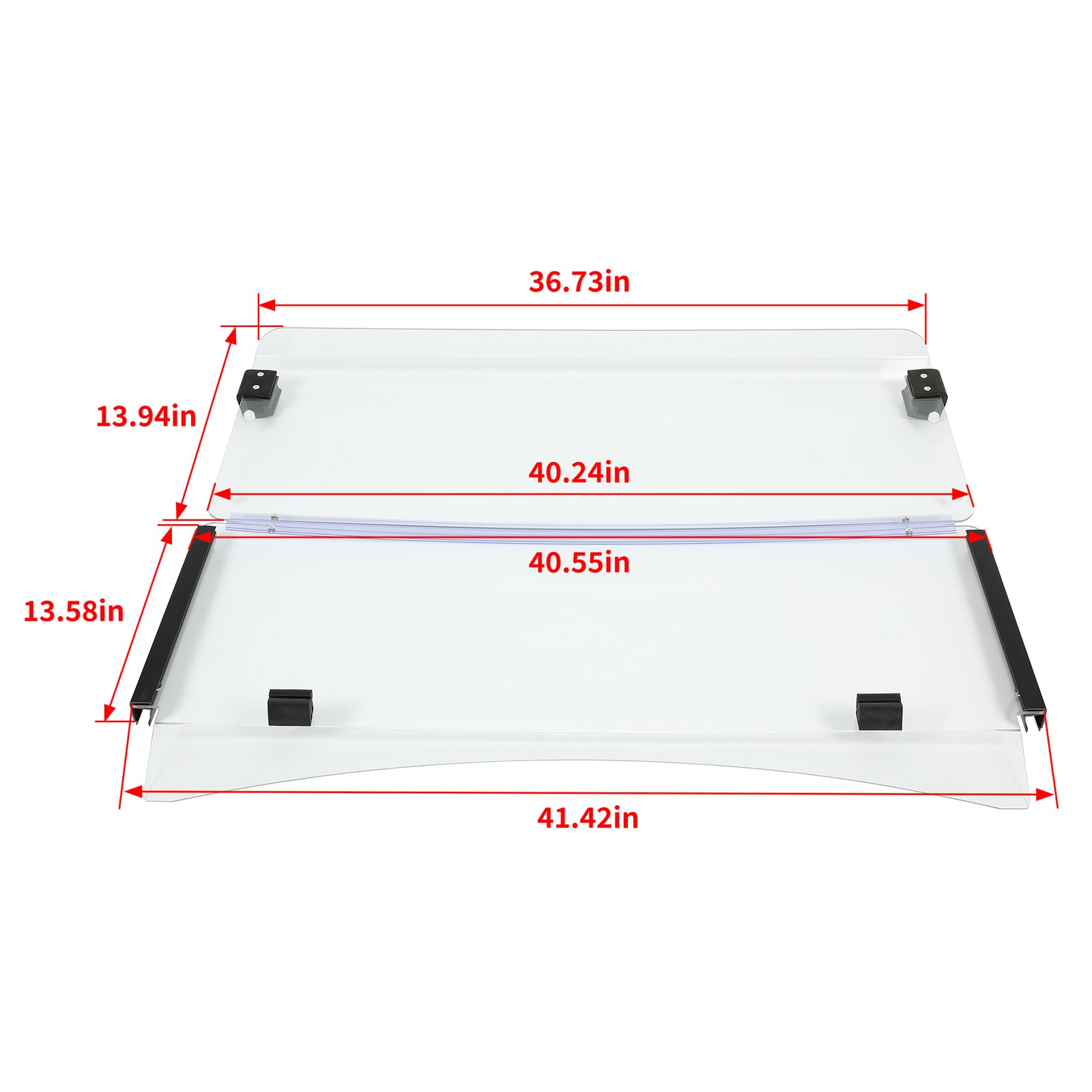 For EZGO TXT Clear Windshield For 2014- UP *New In Box Golf Cart Part*