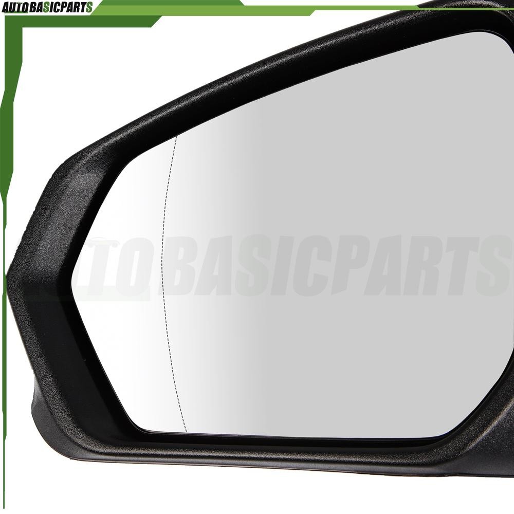 Driver Side Manual Fold Mirror For 2018-2022 Chevrolet Equinox Chrome Left