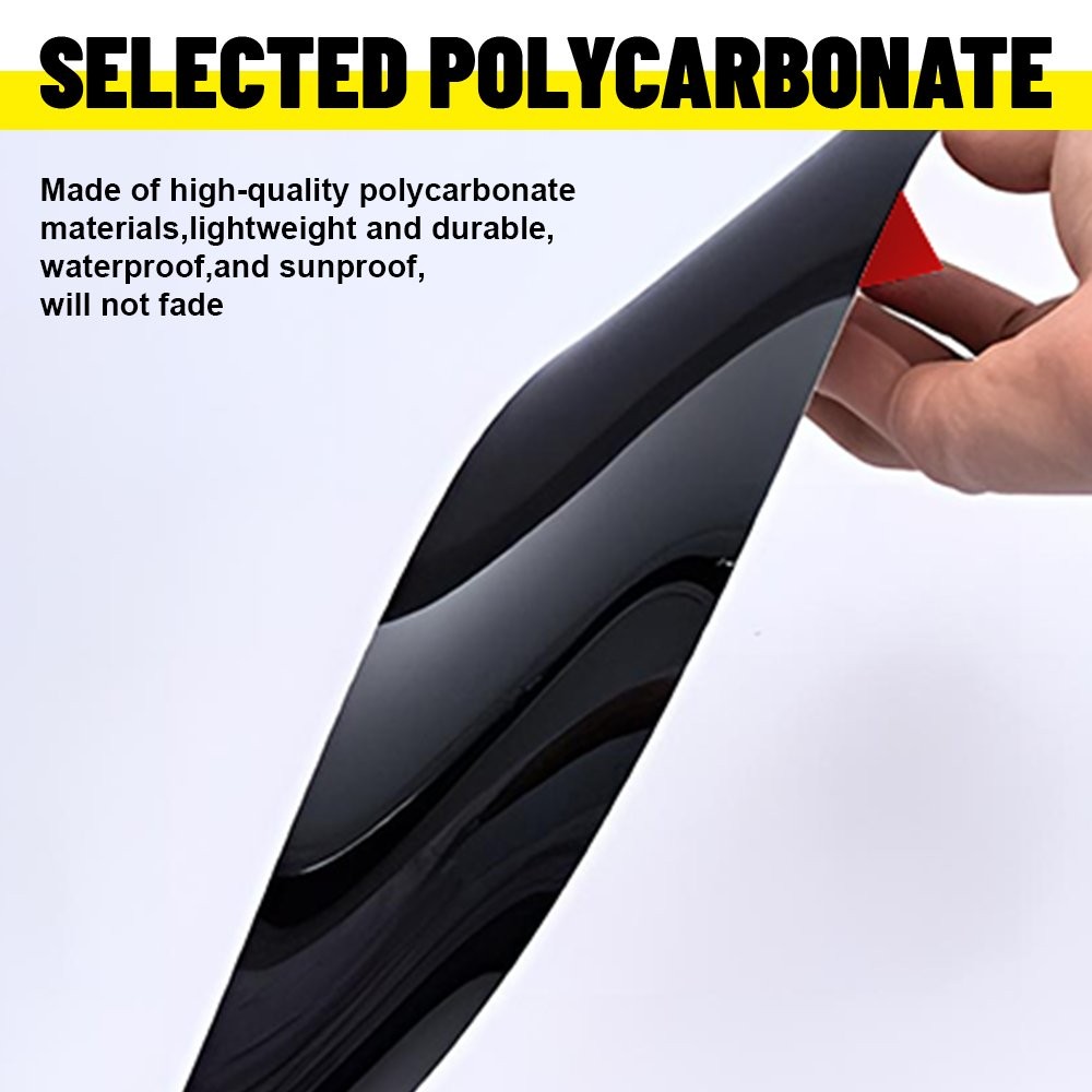 8x Black Pillar Posts Door Window Trim Cover For 2017-20 Hyundai Elantra 1~10X