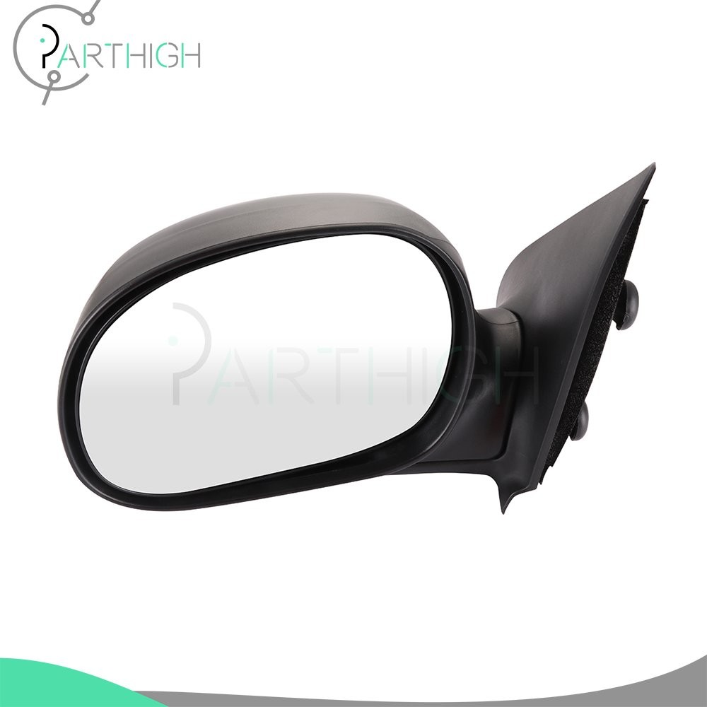 Driver Left Hand Side View For 1997-2004 Ford F-150 Black Manual Fold Mirror