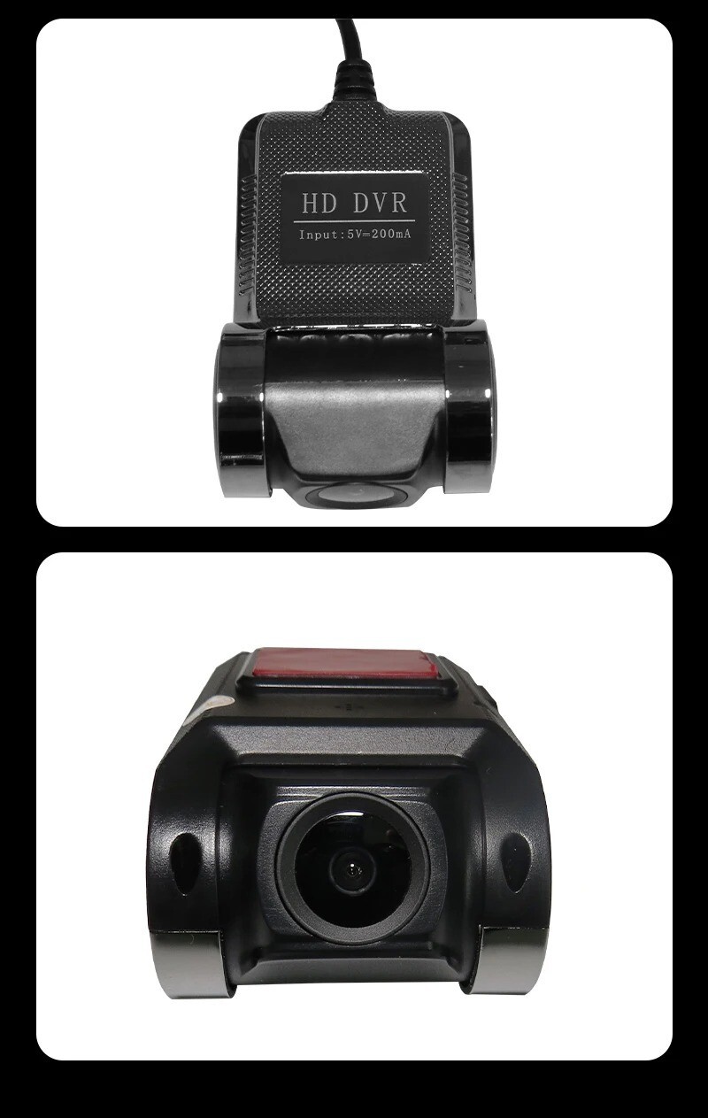 USB Dash Cam Car DVR 170° Wide Angle Camera Night Vision Waterproof Driving Reco