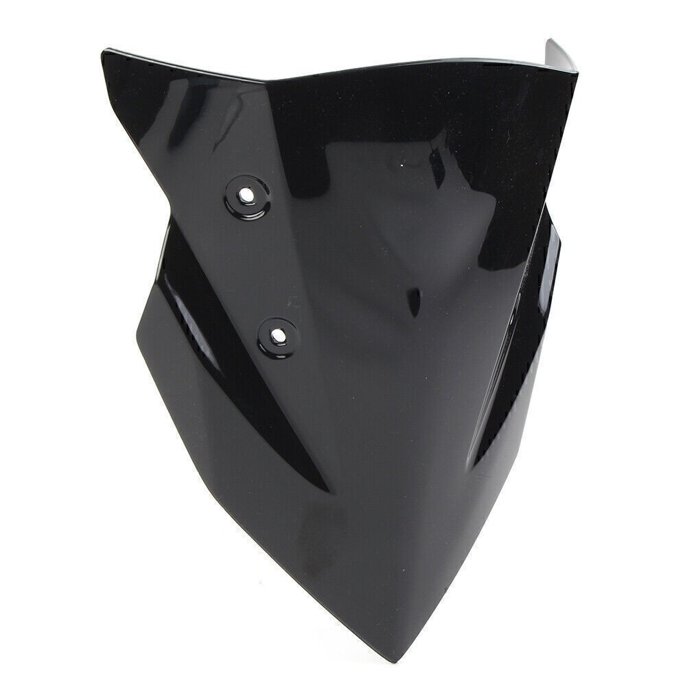 1x Motorcycle Windshield Windscreen For Kawasaki Z400 2018-22 ABS Plastic Black