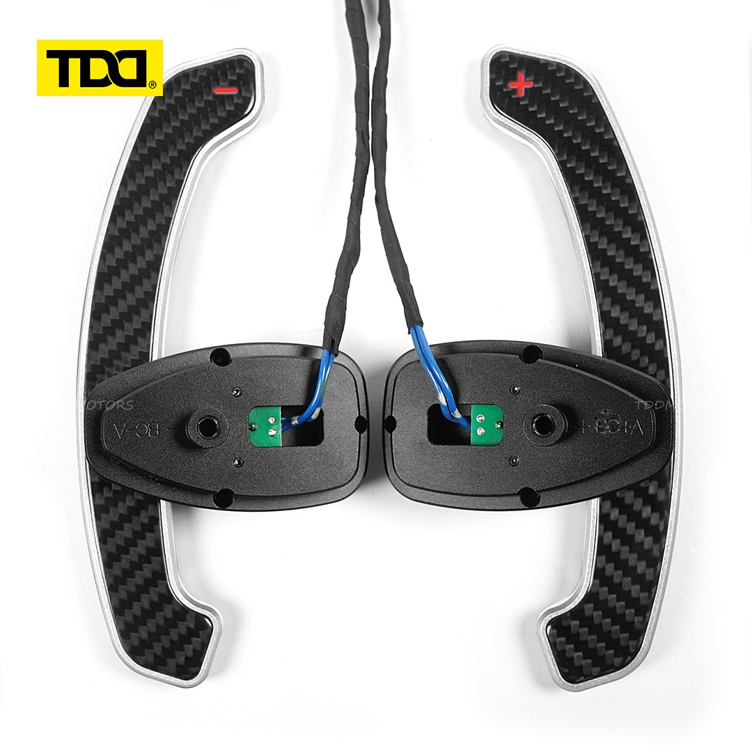 Glossy Carbon Fiber/Aluminum Alloy Paddle Shifter For Mercedes Benz A/B/C Class