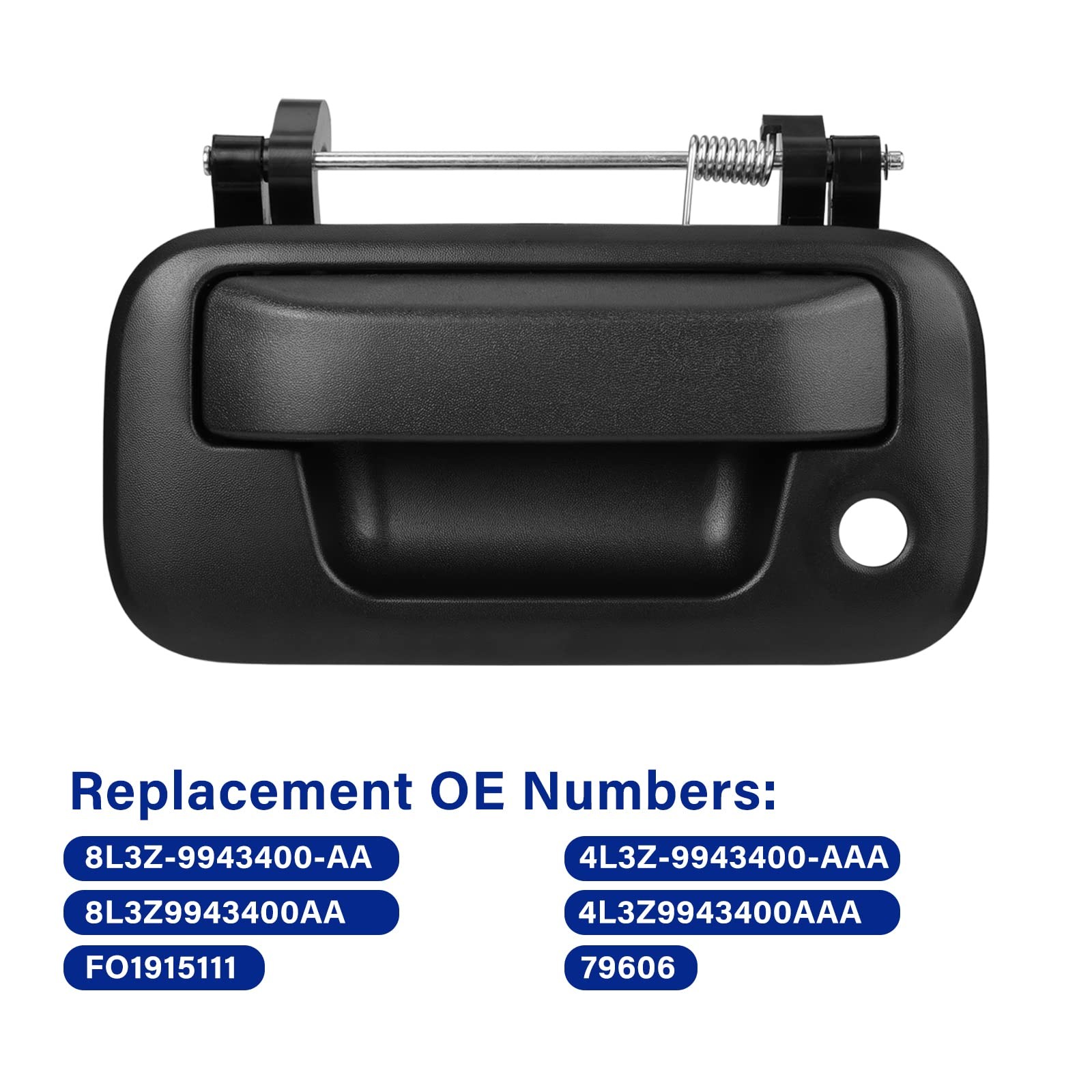 Lcyolada Tailgate Handle Latch Plastic Handle, Without Camera Hole