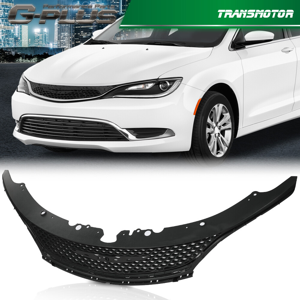 New Fit For 2015 2016 2017 Chrysler 200 Black Upper Grille Assembly 68103934AC