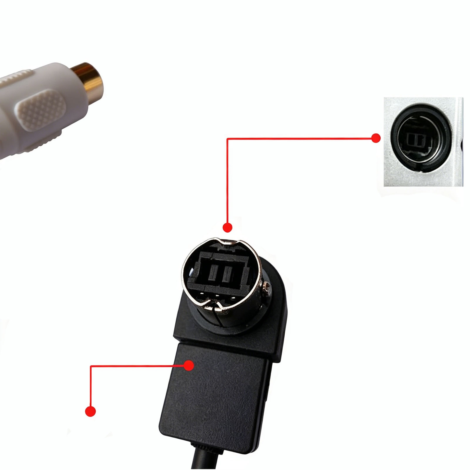 Bluetooth 5.0 Adapter Aux Cable For ALPINE CDA-9854 9854R 9854L 9855 9855R