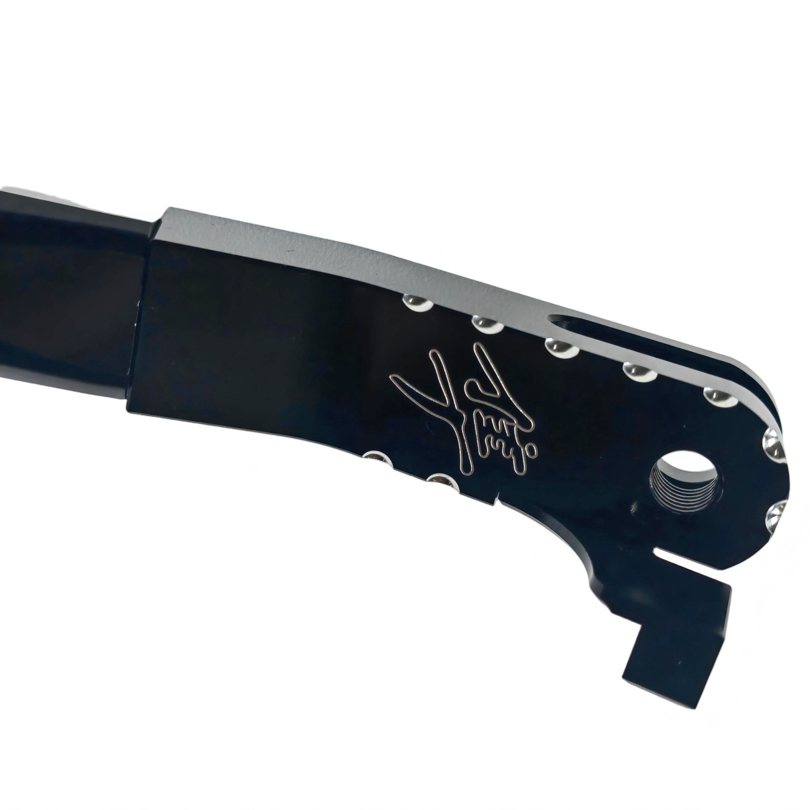 Adjustable Kickstand Billet Chrome Plated Engraved For GSXR 1300 GSX-R 1999-2025
