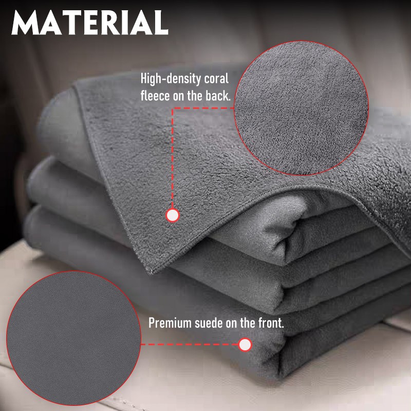 1Pcs Pack Microfiber Cleaning Cloth No-Scratch Rag Car Polishing Detailing Towel