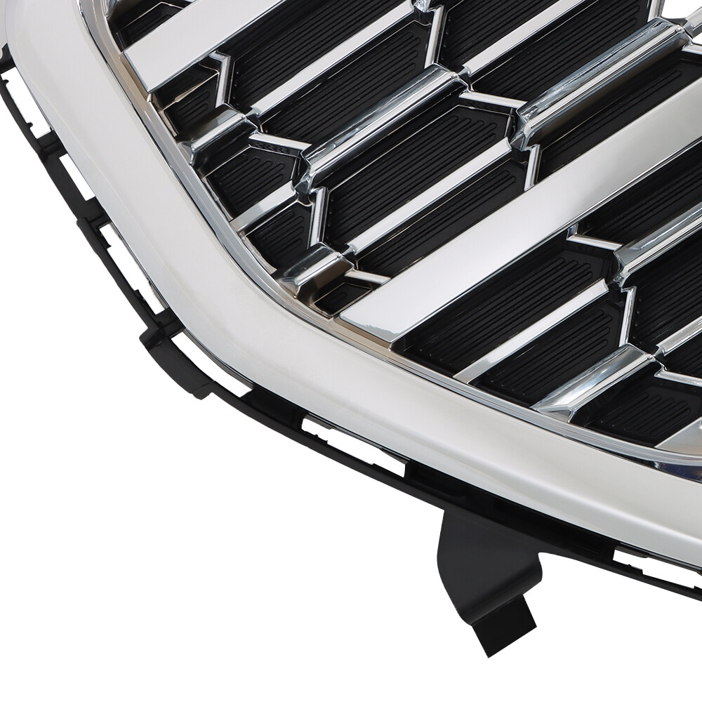 Compatible For GMC Terrain 22-23 Front Bumper Grille Chrome Without Camera Hole
