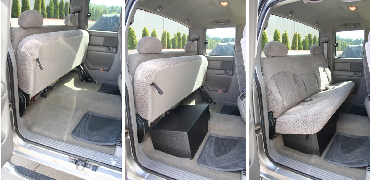 Chevy Silverado Ext Cab 99-06 Truck Single 12 Subwoofer Box Rhino Sub Enclosure