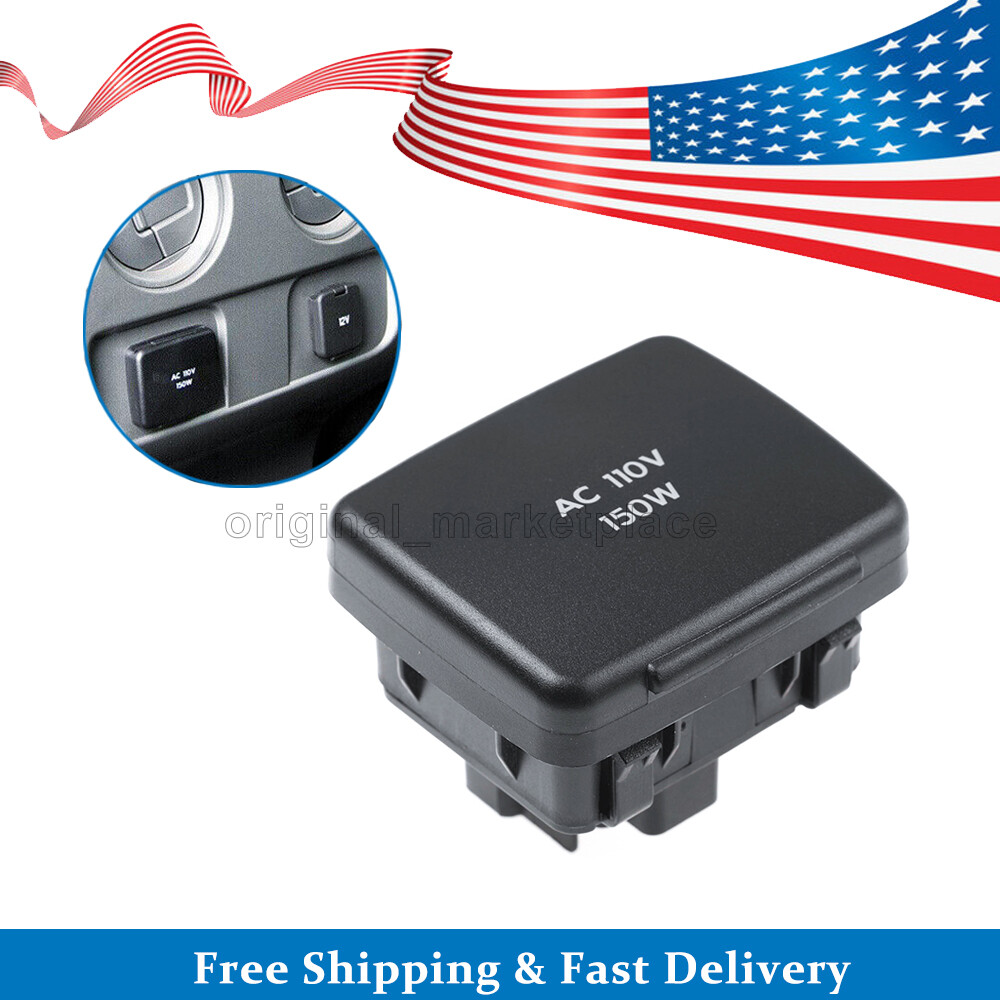 Center Console Rear AC Power 110V Outlet Socket Plug 150W for Ford F-250 F-350