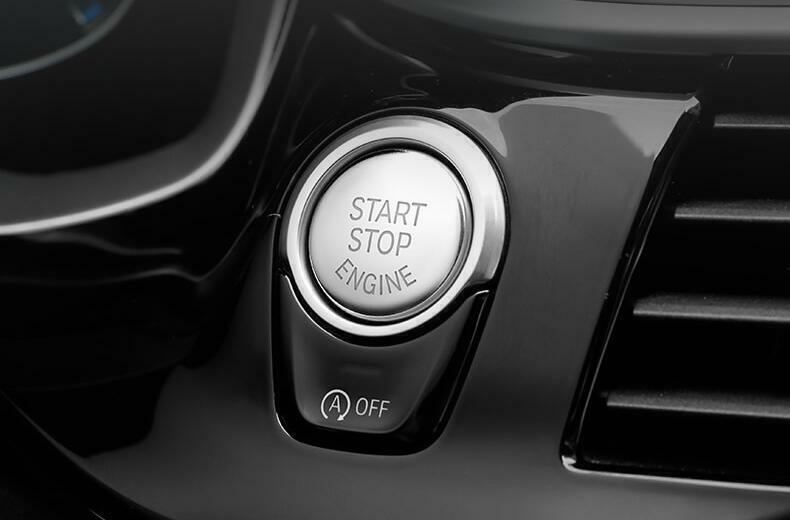 Silver One-Button Start Switch Cover Trim Replacement For BMW X3 G01 2018-2021