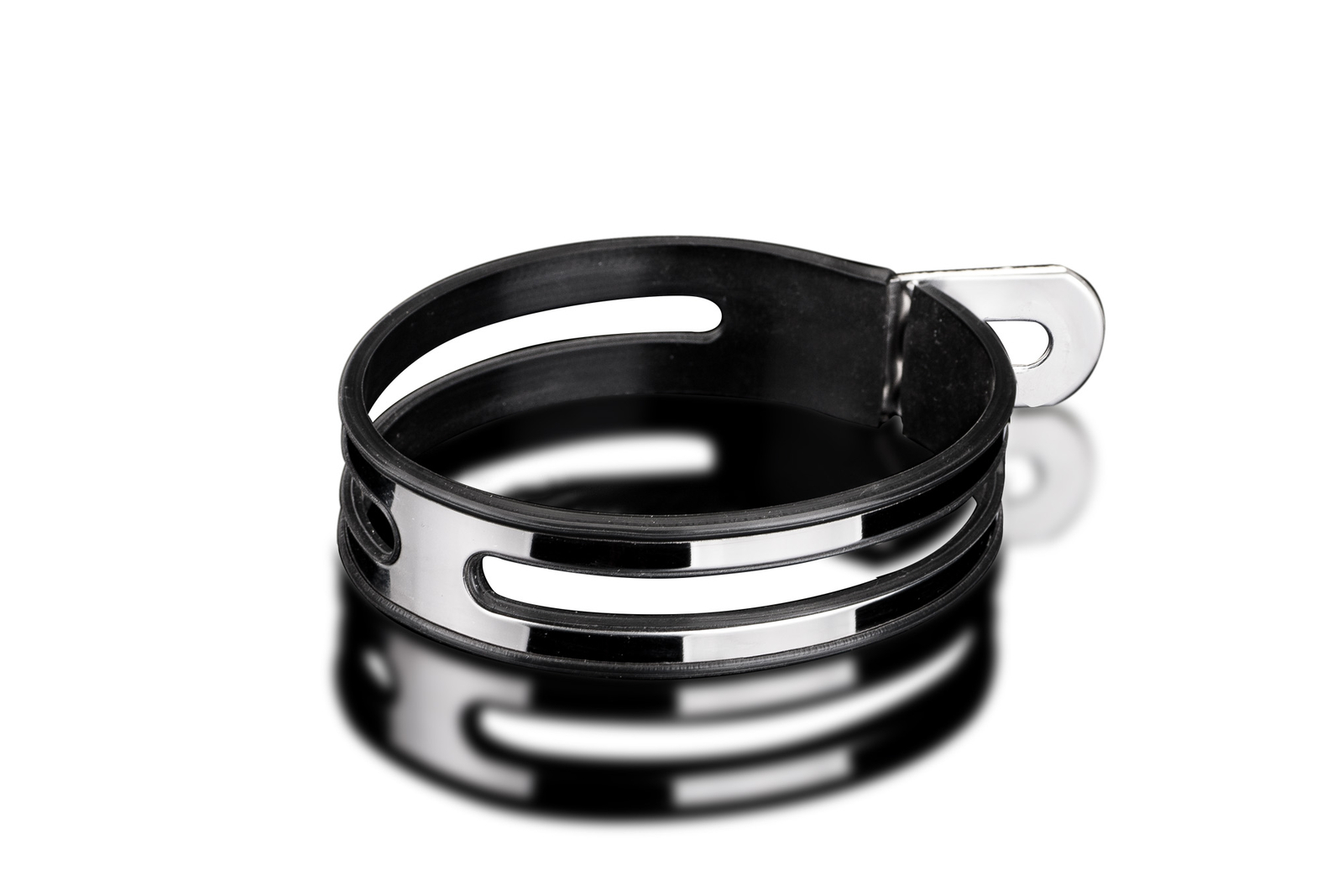 Oval ‘b’ Shape Mounting Strap For Delkevic Oval Mufflers Exhaust Slip On