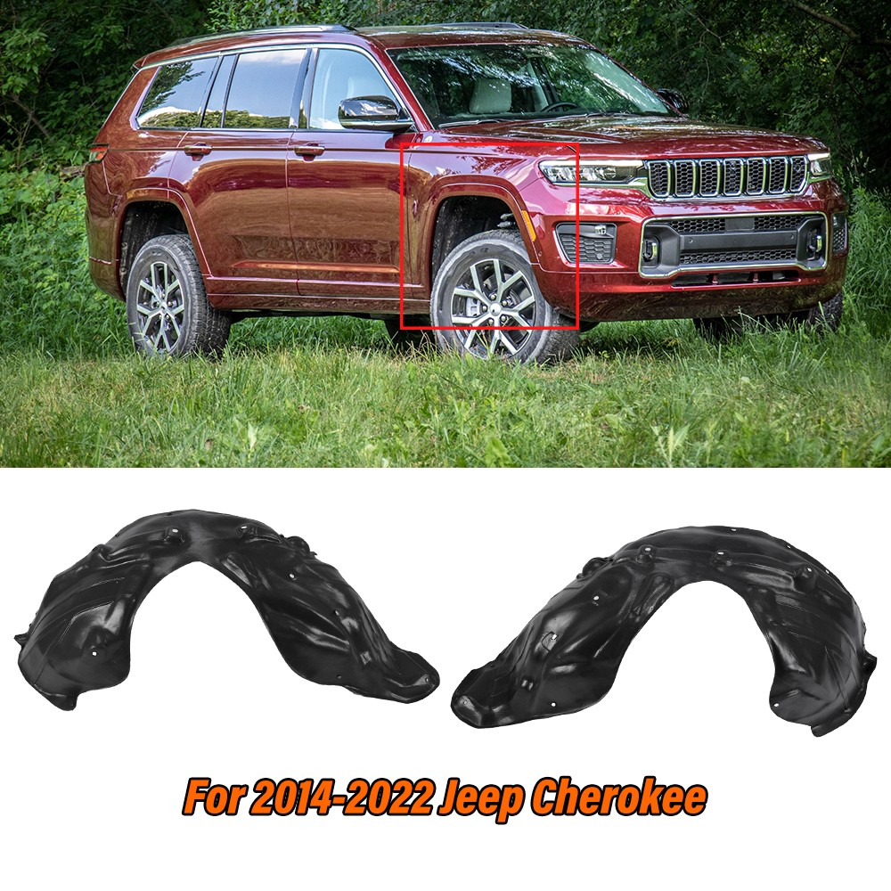 Front Left + Right Inner Fender Liner For 2014-2022 Jeep Grand Cherokee