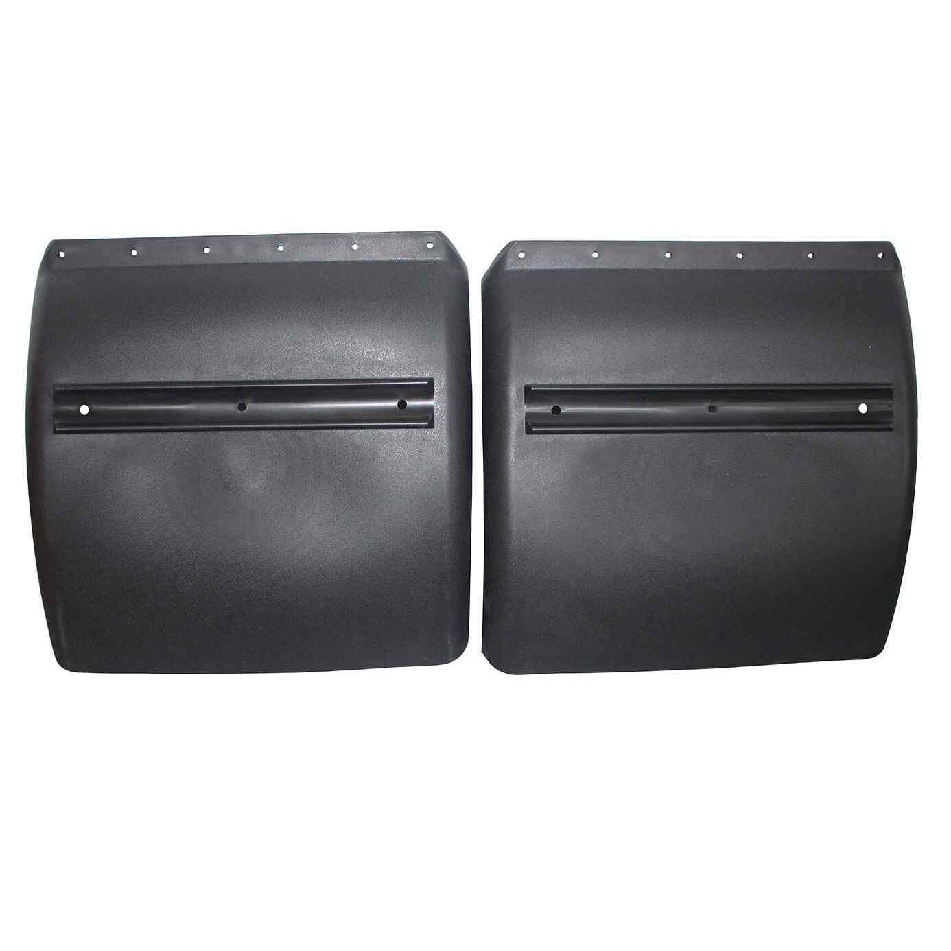 24″×24″ Poly Quarter Fender Black Pair Kit for Semi Trucks Freightliner Kenworth