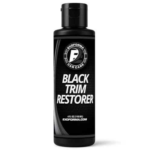 ExoForma Black Trim Restorer – Lasts 6+ Months, Dye Infused 8 Oz,