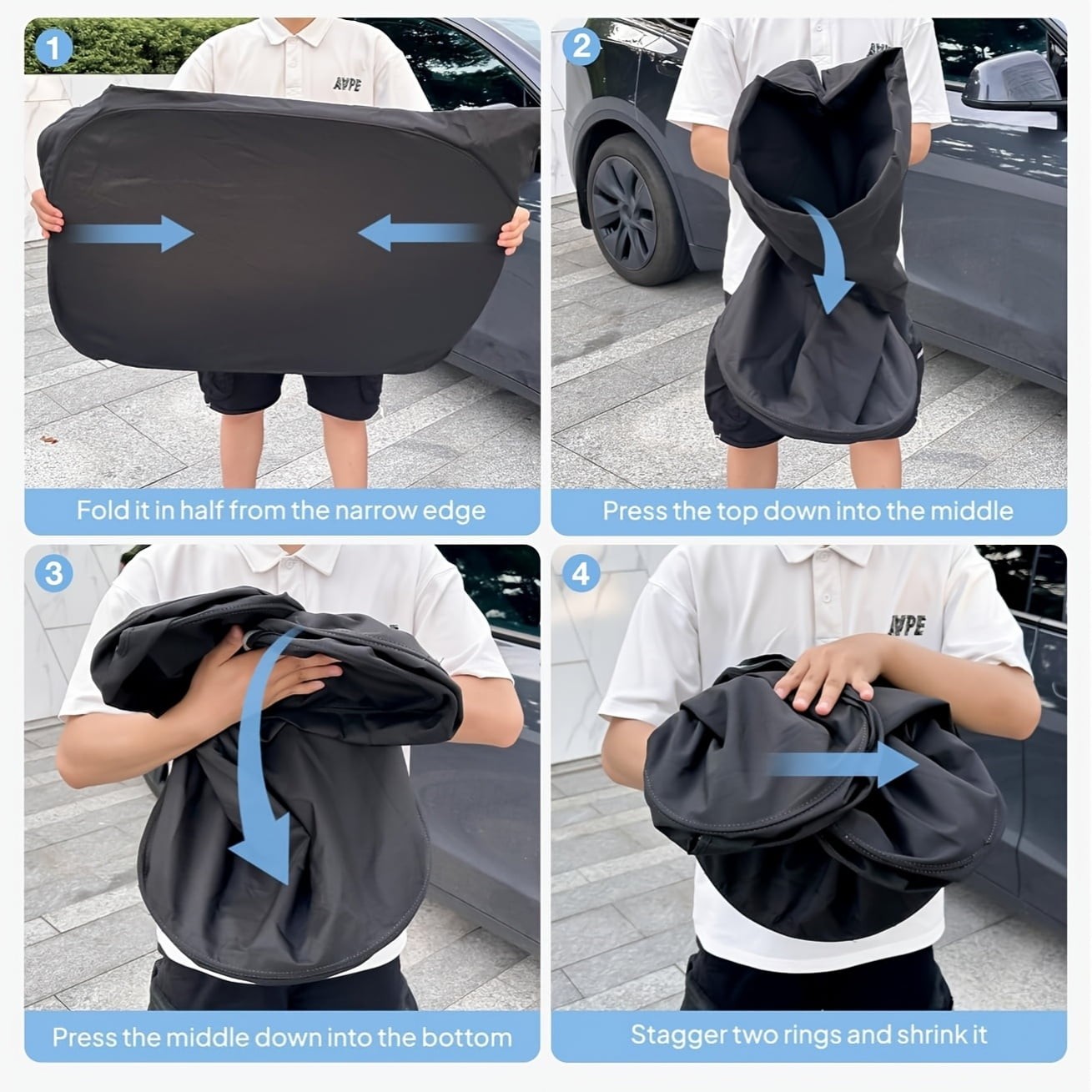 For Honda Fit 2007-2015 Windshield Visor SunShade Custom Made Sun Shade w/Bag