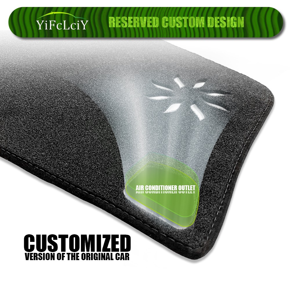 Dash Cover Mat For Toyota Highlander 2020-2025 Dashboard Interior Pad Black