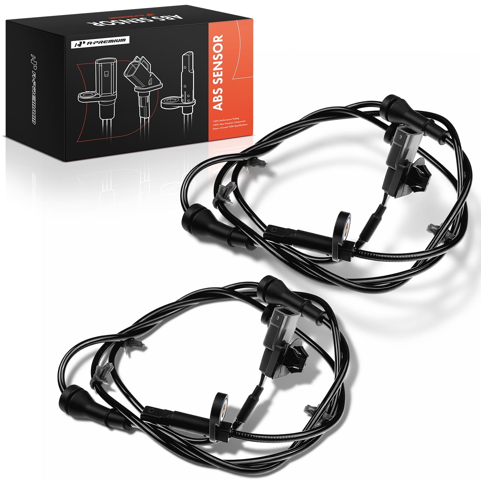 2x ABS Wheel Speed Sensor Front Left and Right for Nissan Sentra 2013-2019 Sedan
