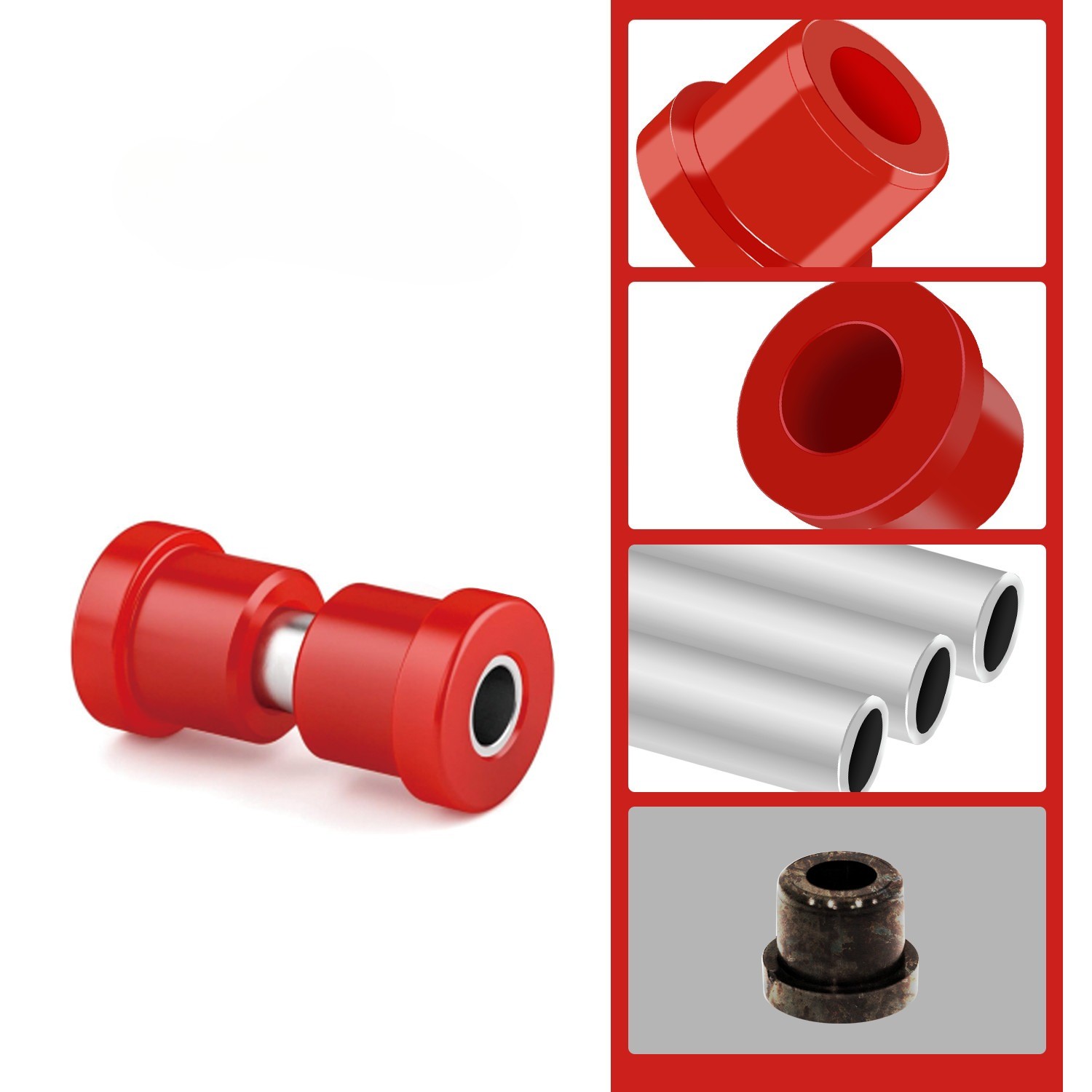 6 Sets EZGO TXT Rear Leaf Spring Bushing Kit 1994 up Gas/Electric Golf Cart Part