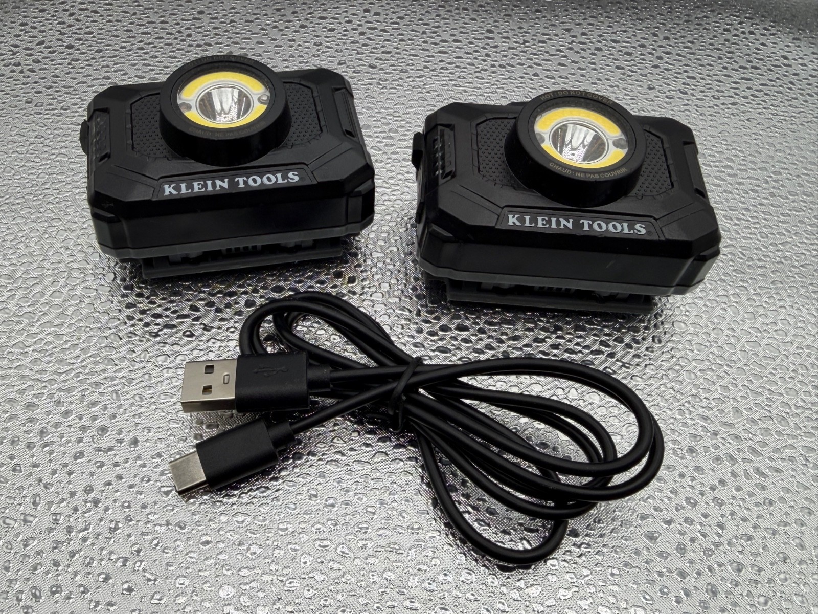 [2-PACK] KLEIN TOOLS [56414] 800 LUMEN RECHARGEABLE HEADLAMP LIGHT [NO HEADBAND]