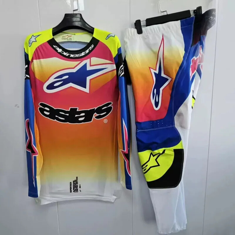 2026 Alpinestars SuperTech Motocross Racing Gear Set Jersey/Pants Combo MX Suit