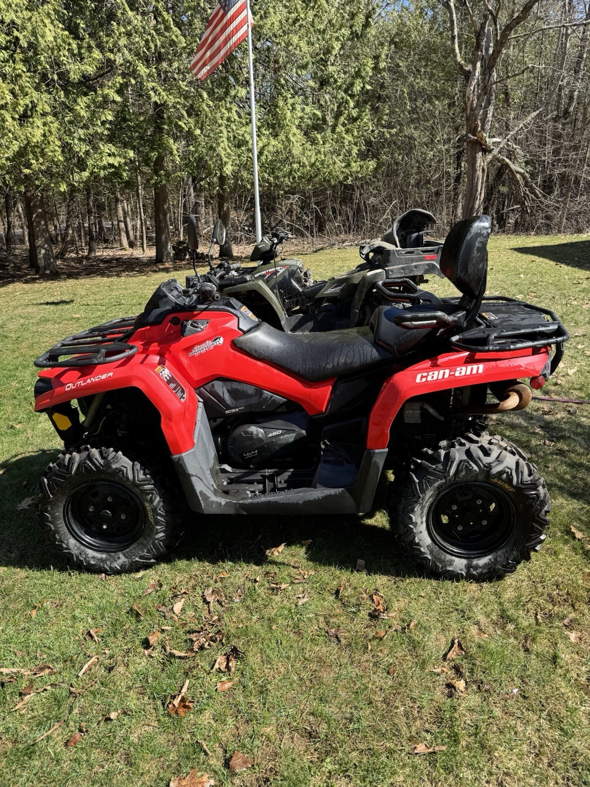 2018 CAN AM Outlander 450 With Front Winch And Ramps