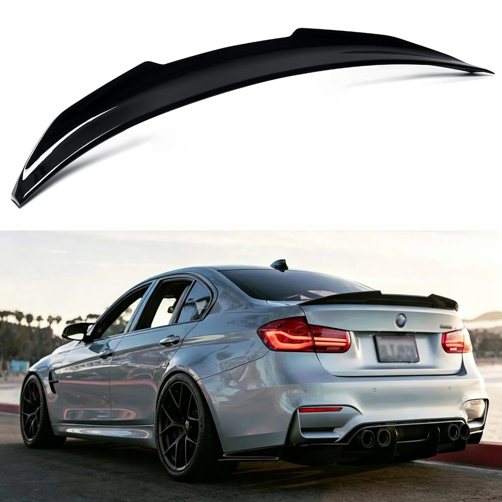 For Toyota Camry 2018-22 Glossy Black V2 Style Duckbill Rear Trunk Spoiler Wing