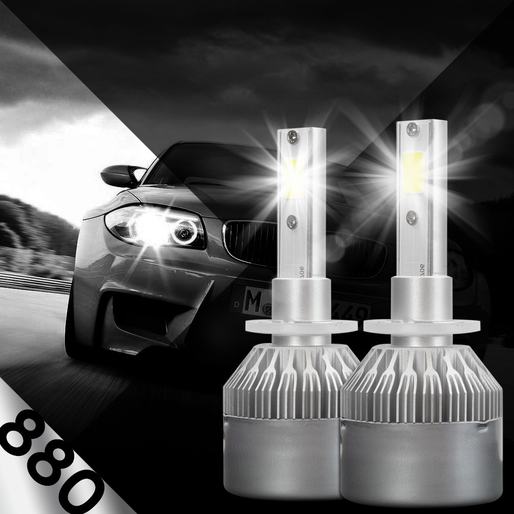 XENTEC LED HID Foglight Conversion kit 881 6000K for Kia Rondo 2007-2012