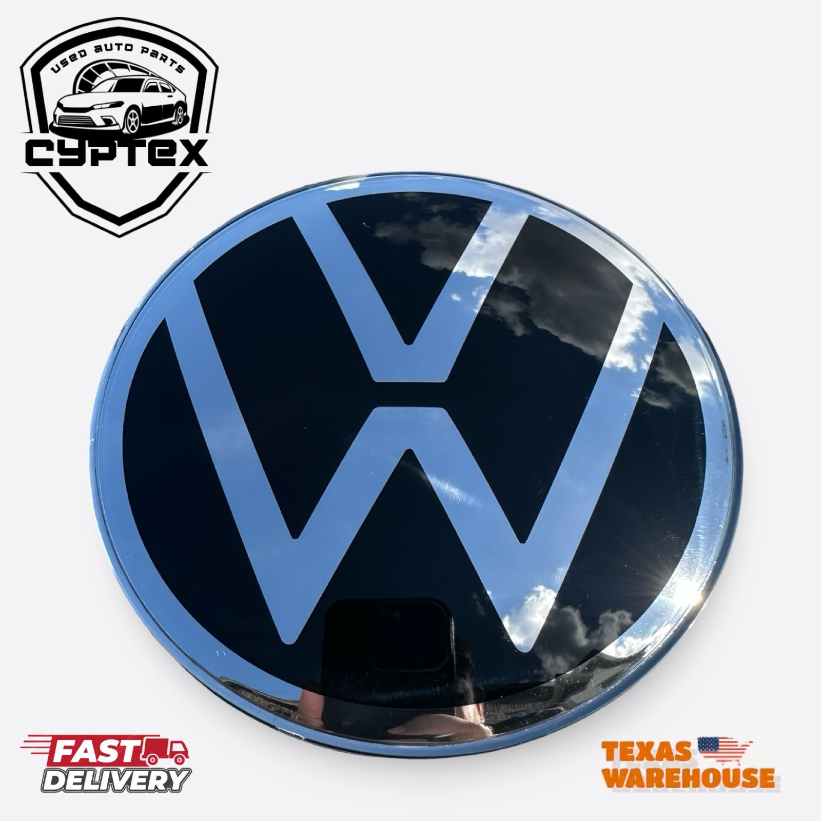 2022-2024 Volkswagen Taos Front Grille Emblem Logo Radar Compatible