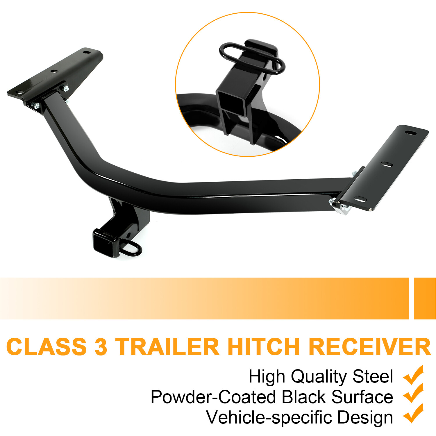 Class 3 Trailer Hitch 2″ Tow Receiver For 2014-2020 MDX/2016+ Honda Pilot
