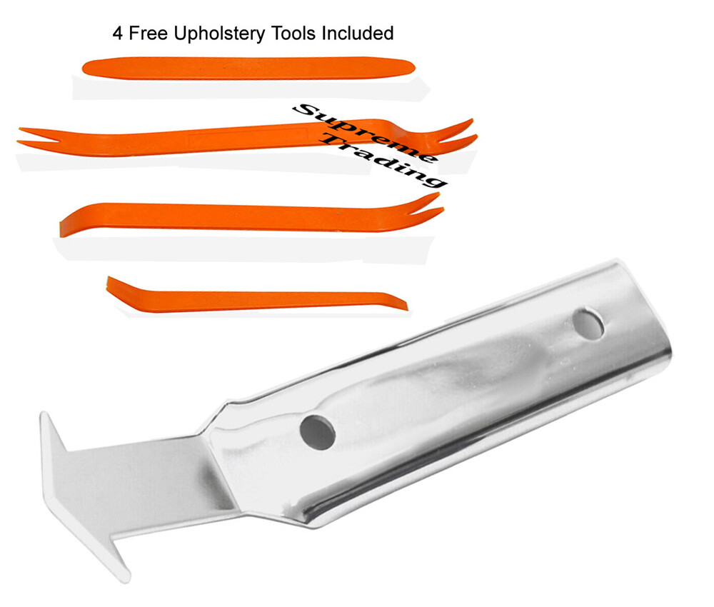 Chrome Plated Clip Remover Tool For Auto Windshield & Rear Window Glass Trim