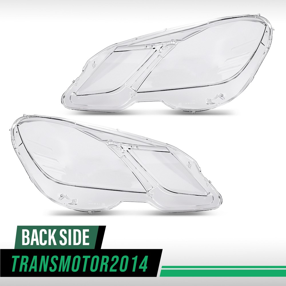 Fit For 2009-2013 Mercedes-Benz E-Class W212 Headlight Lens Covers Left & Right