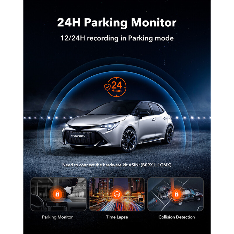 10″ Backup Camera Mirror Car Rear View Reverse Night Vision Parking Monitor NEW