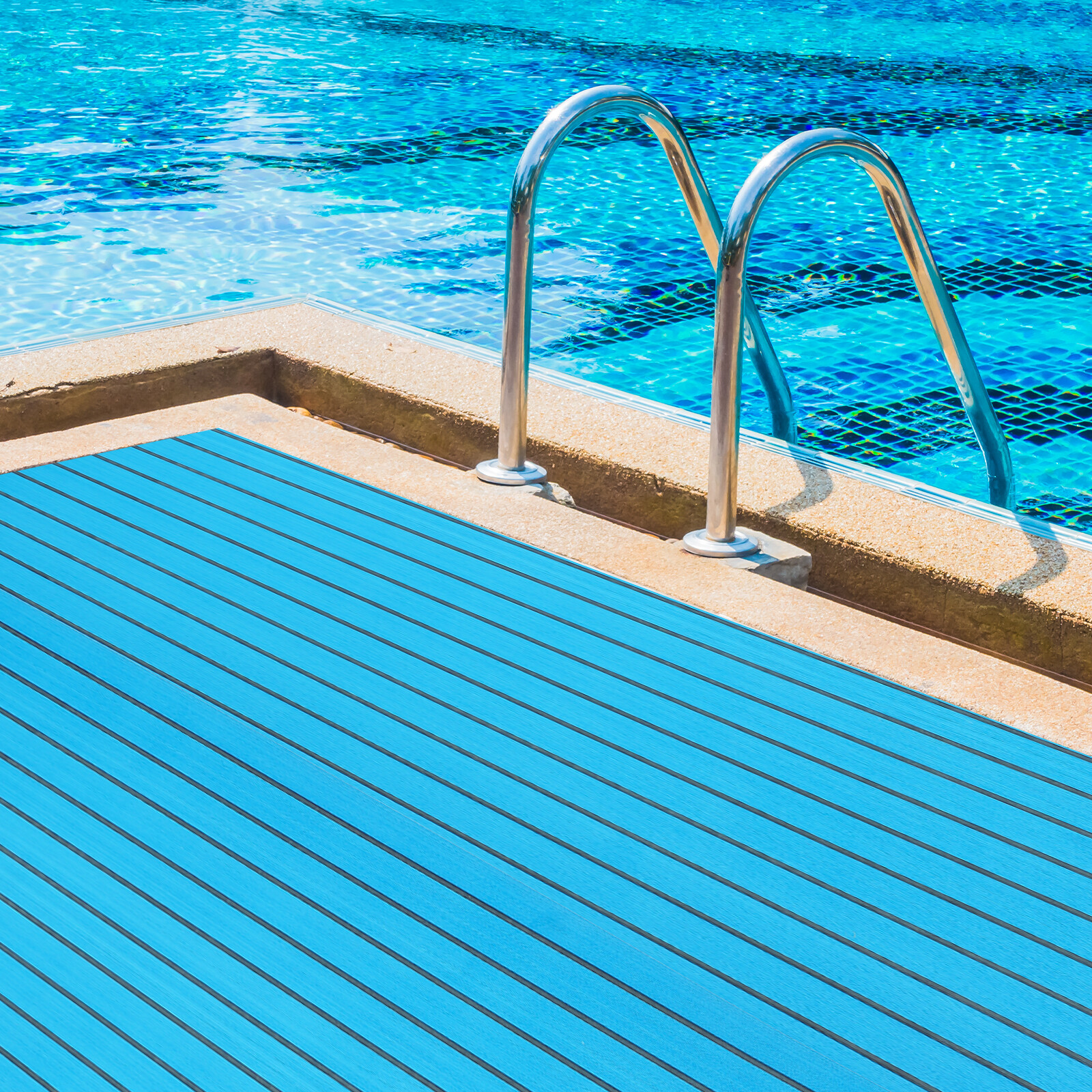 Self-Adhesive EVA Foam Anti-Slip Mat for Boat Decking, 94 × 35 in