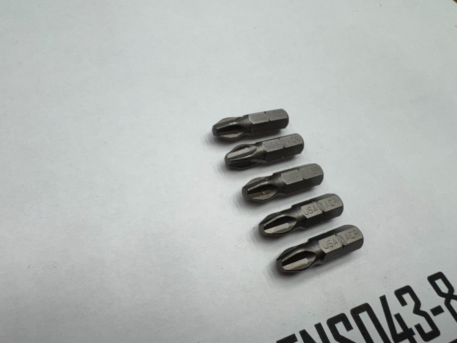 Snap-on Tools USA NEW 5 PACK 1/4″ Hex #3 Phillips ACR Screwdriver Bit SDM223IRB