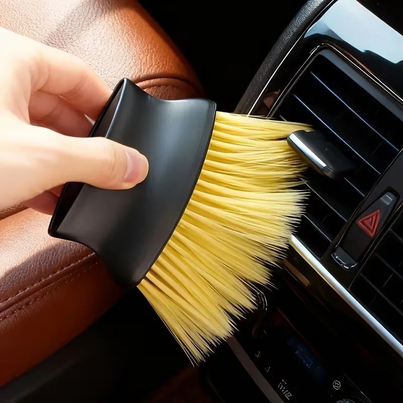 Car interior sweeping dust soft brush car wash tool artifact car interior gap du