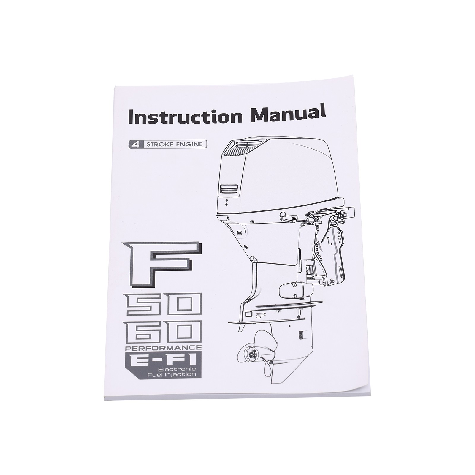 CALON 60HP 4-Stroke Single Shaft EFI Outboard Motor Electric Start FNR 24L TanK