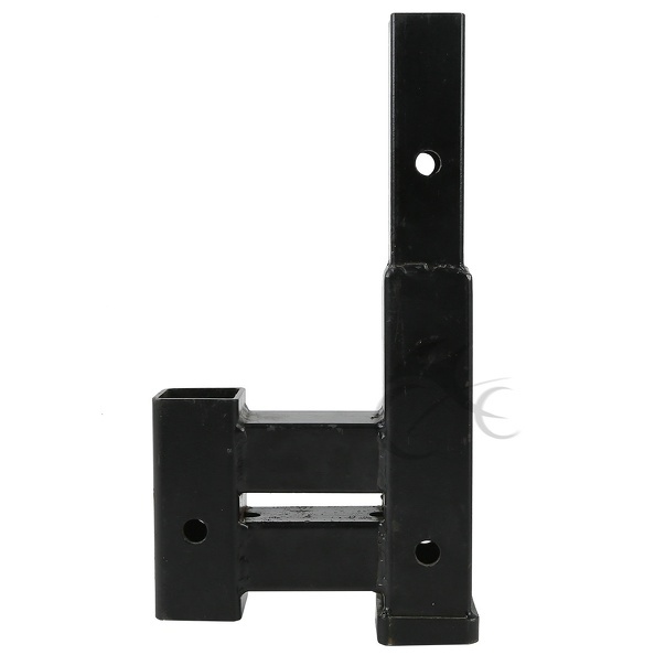 4000 LB Dual 2″ Trailer Hitch Receiver Rise-Drop Adapter Extender Extension Tow