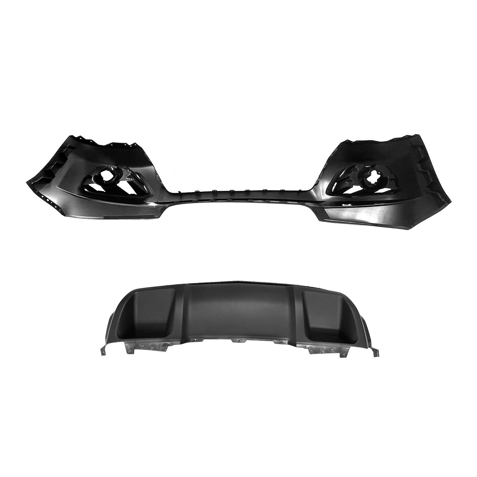 For 2015-2020 Chevy Colorado Front Upper Bumper Cover & Skid Plate Primed