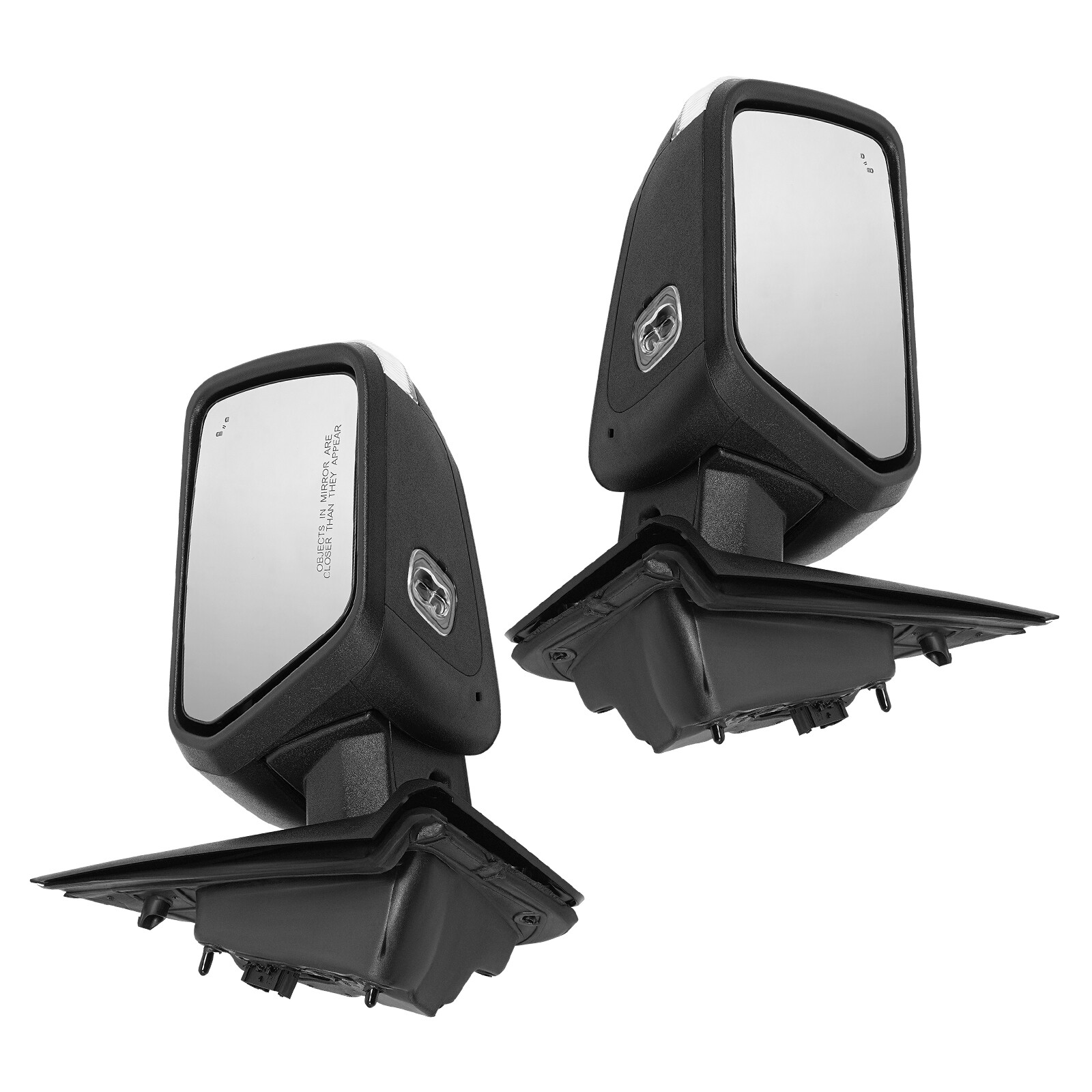 Power Heated Mirrors For 2021-2023 Ford F150 w/BSM Blind Spot Manual Fold LH&RH