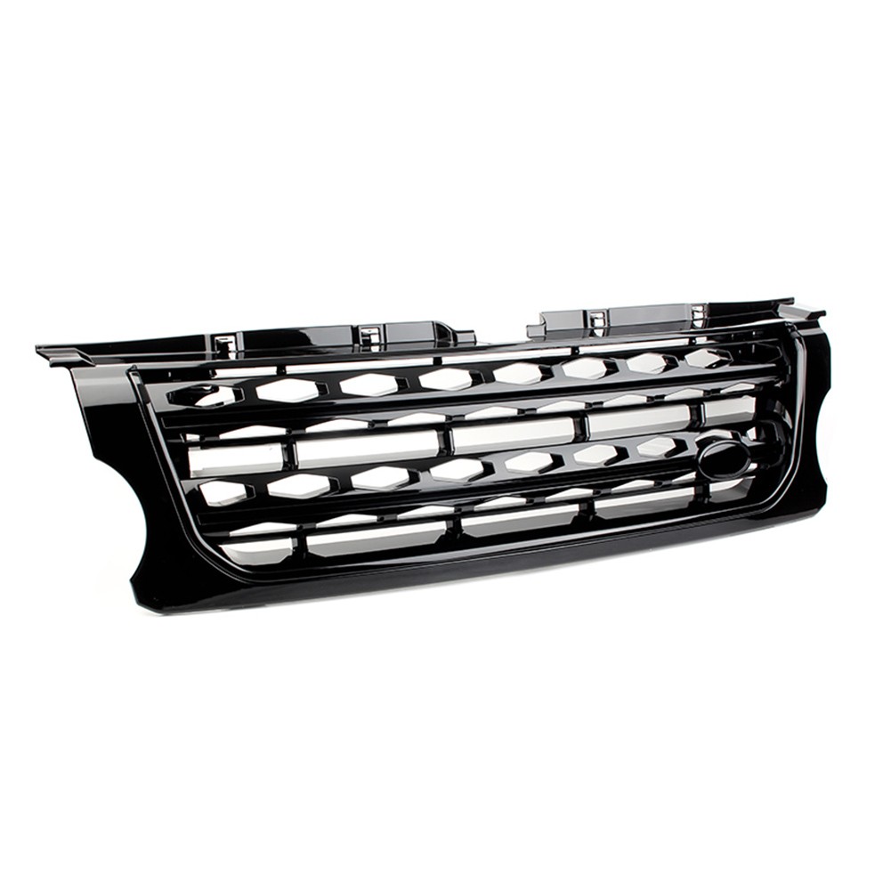 1pc Black Front Bumper Honeycomb Grille For Land Rover LR4 LR057534 2014-2016