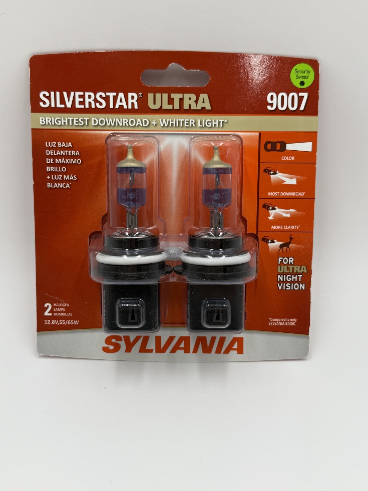 9007 Sylvania Silverstar Ultra Headlight Bulbs Twin Pack Bright BRAND NEW STOCK