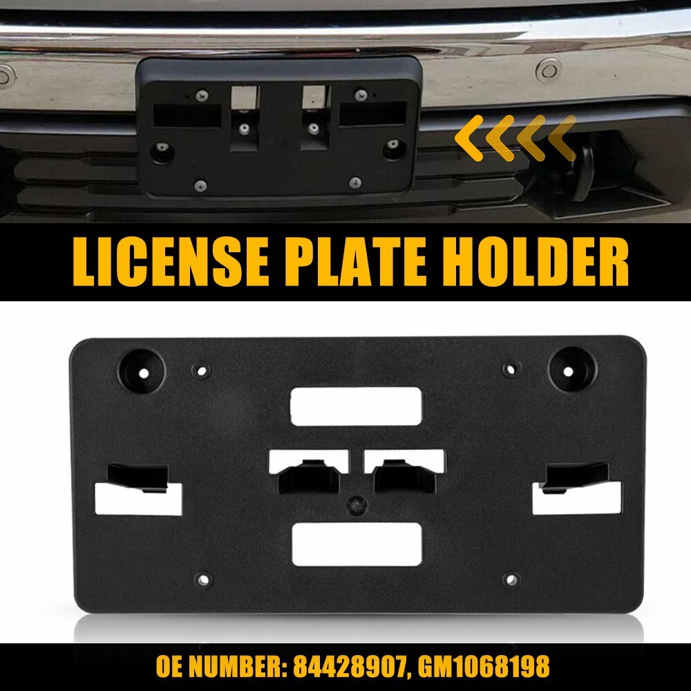 Front License Plate Tag Bracket Holder GM1068198 For 2019-2022 GMC Sierra 1500 T