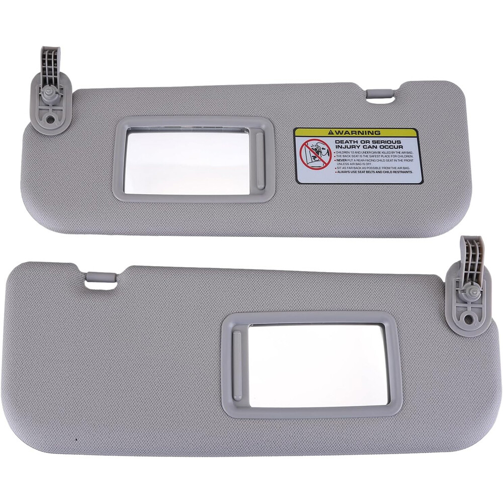 1 Pair LH/RH Driver & Passenger Side Sun Visor Set For 2012-15 Hyundai Veloster
