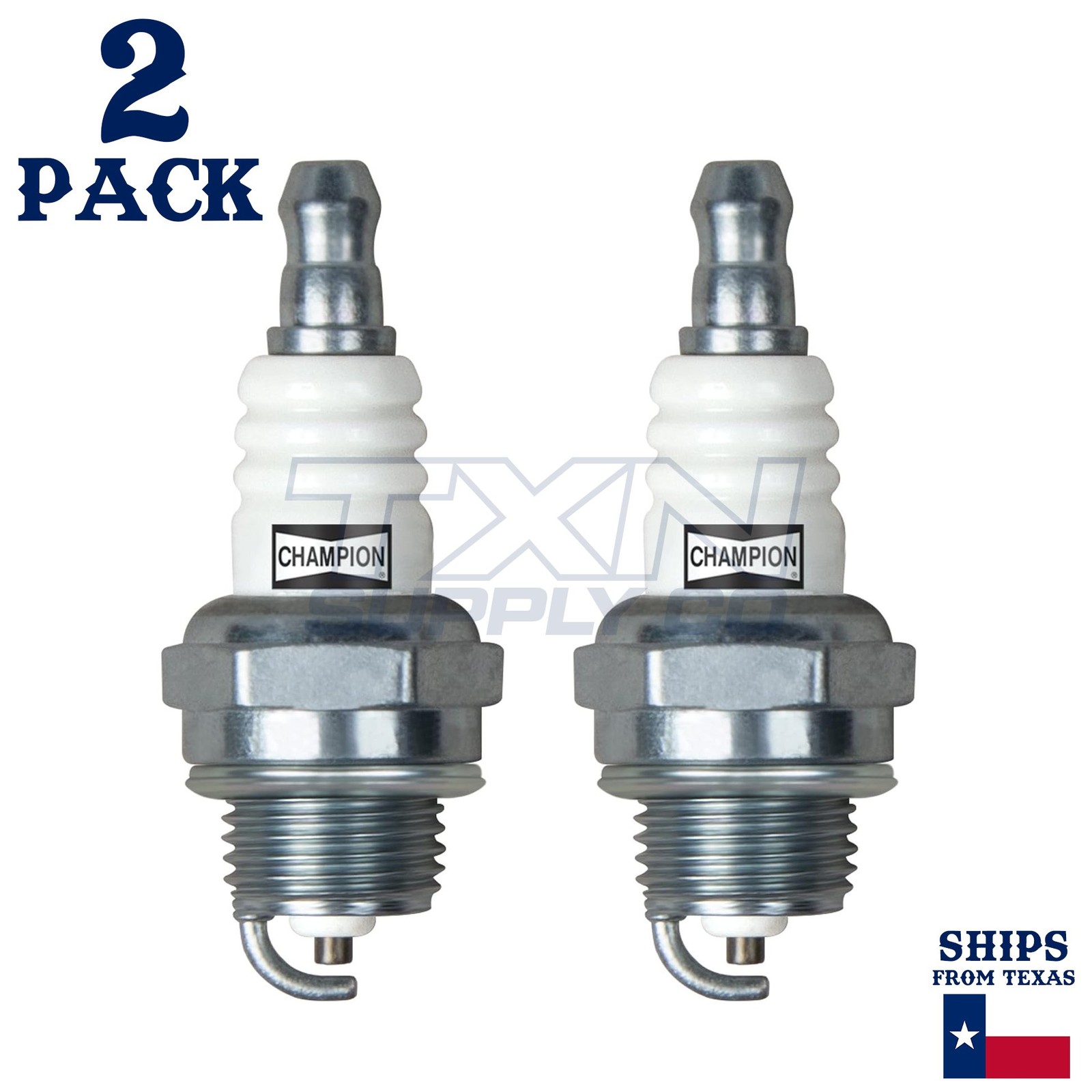 2 Pack Champion Spark Plug – For 372XP Husqvarna Chainsaw