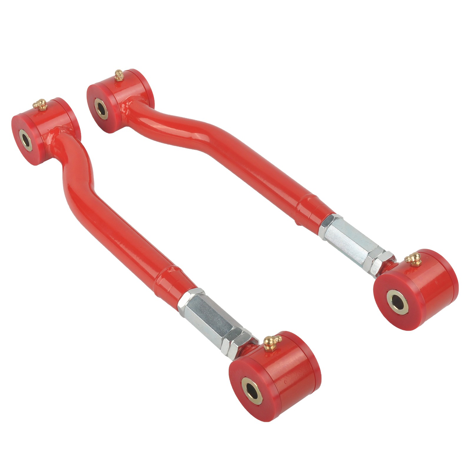 For 2000-2006 GM SUV Red Adjustable Rear Upper Control Arms & Rear Track Bar