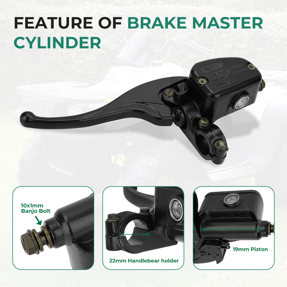 Front Left Brake Master Cylinder for Polaris Sportsman 500 4×4 6×6 HO 1996-2008