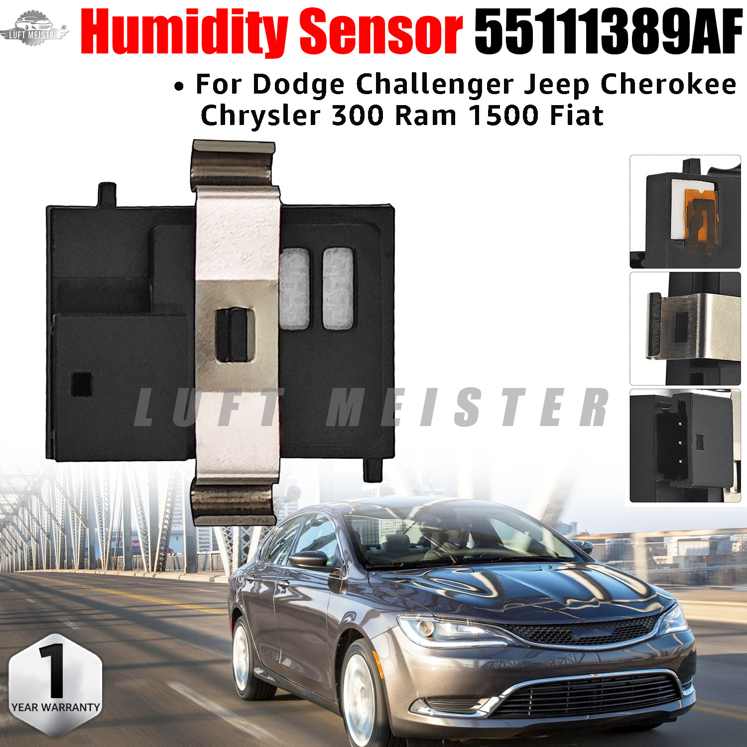 Humidity Sensor For Dodge Challenger Jeep Cherokee Chrysler 300 Ram 1500 Fiat