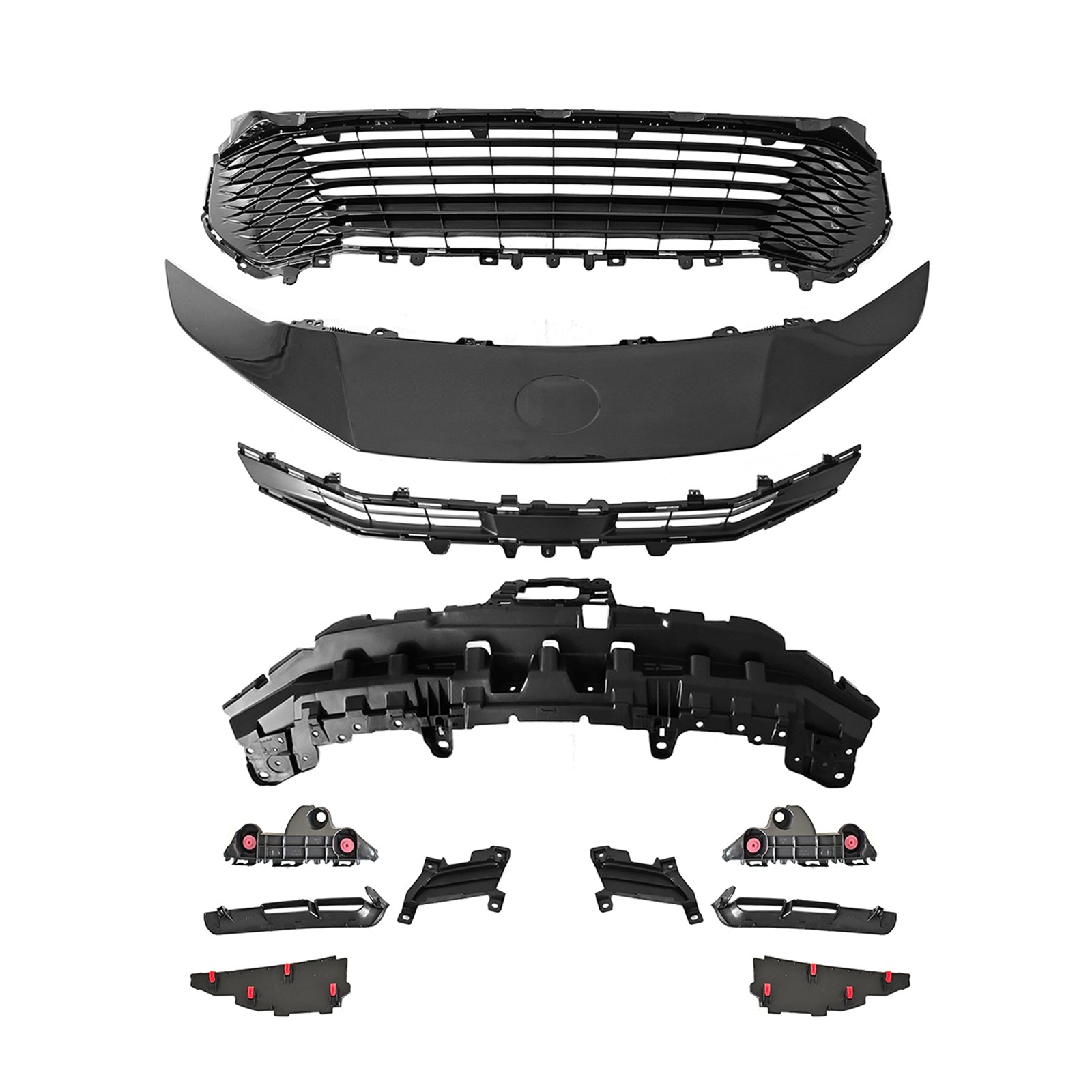Front Upper Grille Kit Without Sensor Holes For 2025-Up Toyota Camry LE XLE